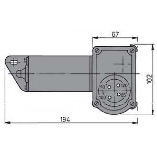 Vetus RWS Tip silecek motoru